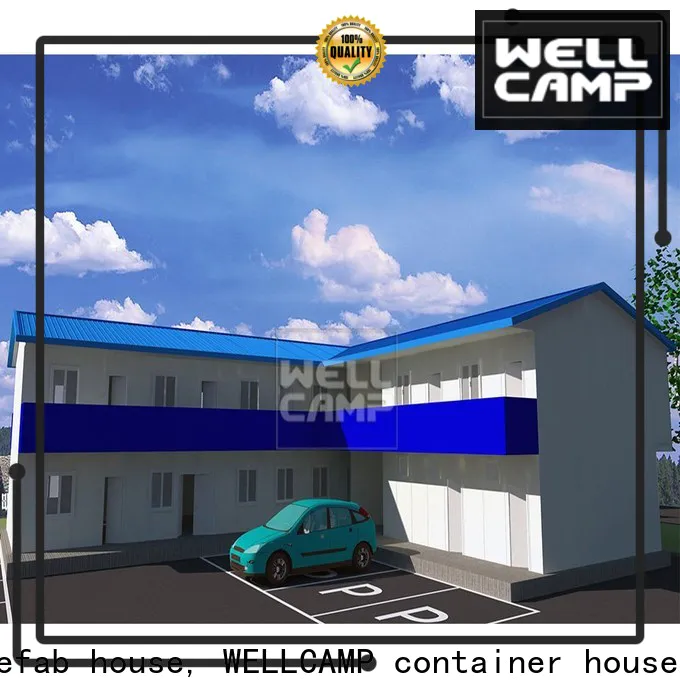 WELLCAMP, WELLCAMP prefab house, WELLCAMP container house economical prefab house kits refugee house for labour camp