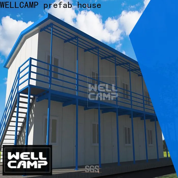 WELLCAMP, WELLCAMP prefab house, WELLCAMP container house delicated prefabricated shipping container homes refugee house for dormitory