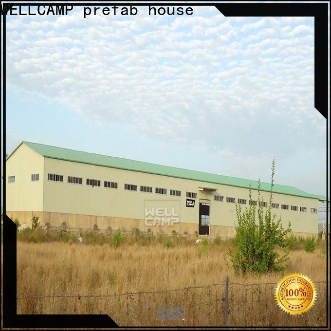WELLCAMP, WELLCAMP prefab house, WELLCAMP container house steel workshop low cost for chicken shed