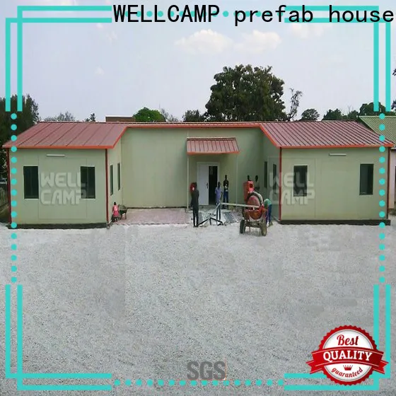 WELLCAMP, WELLCAMP prefab house, WELLCAMP container house sandwich prefab container homes building for office