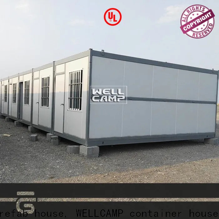 WELLCAMP, WELLCAMP prefab house, WELLCAMP container house metal container homes maker for outdoor builder