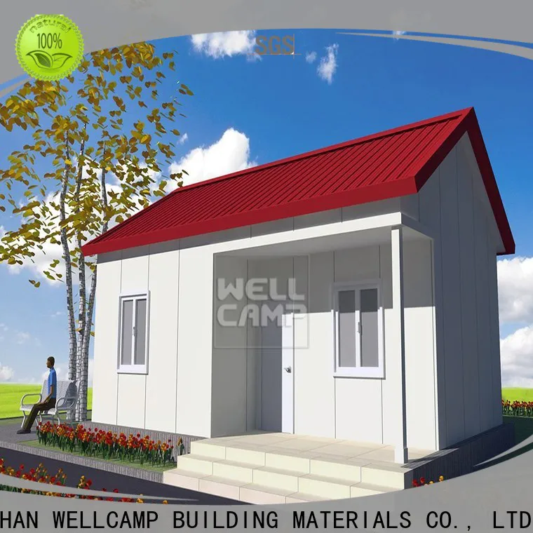 WELLCAMP, WELLCAMP prefab house, WELLCAMP container house pane steel villa house apartment for hotel