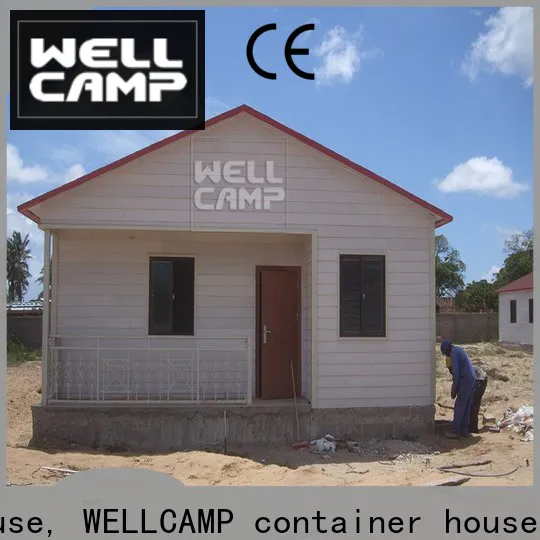 WELLCAMP, WELLCAMP prefab house, WELLCAMP container house pane steel villa house online for restaurant