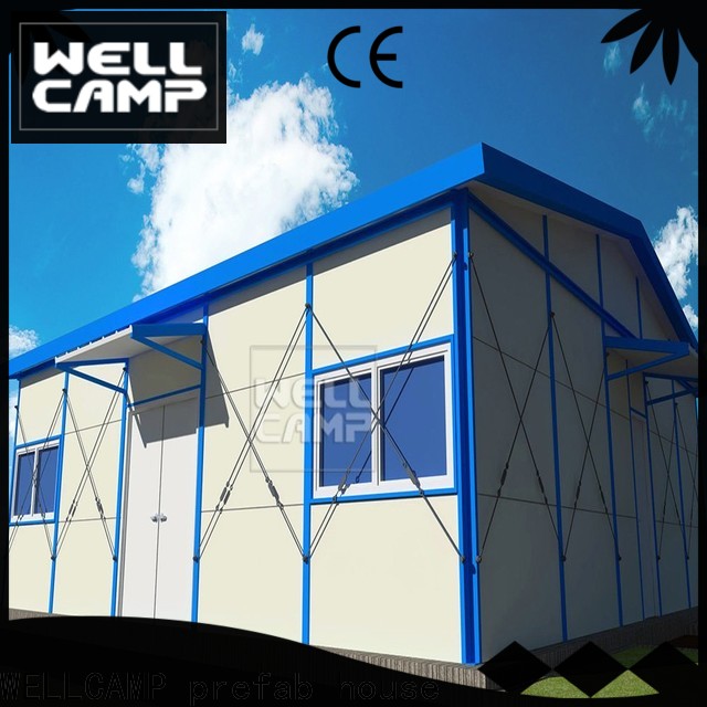 WELLCAMP, WELLCAMP prefab house, WELLCAMP container house recyclable prefabricated concrete houses home for office