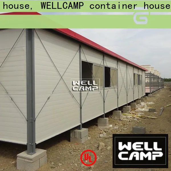 WELLCAMP, WELLCAMP prefab house, WELLCAMP container house recyclable tiny houses prefab on seaside for office