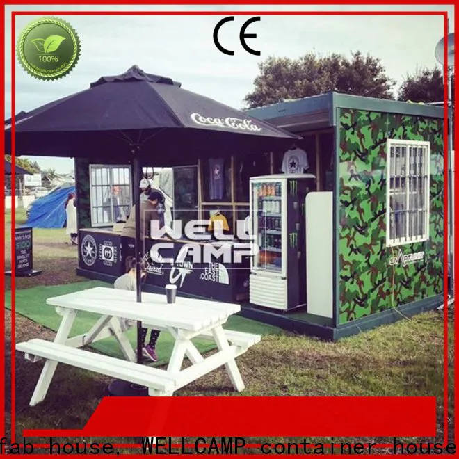 WELLCAMP, WELLCAMP prefab house, WELLCAMP container house expandable steel container homes manufacturer for worker