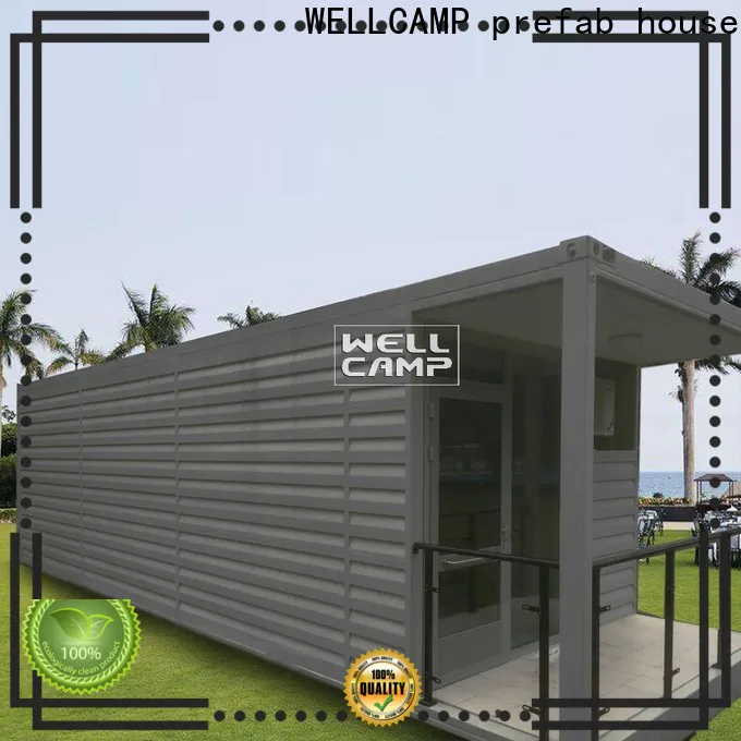WELLCAMP, WELLCAMP prefab house, WELLCAMP container house portable shipping container house for sale resort for shop or store