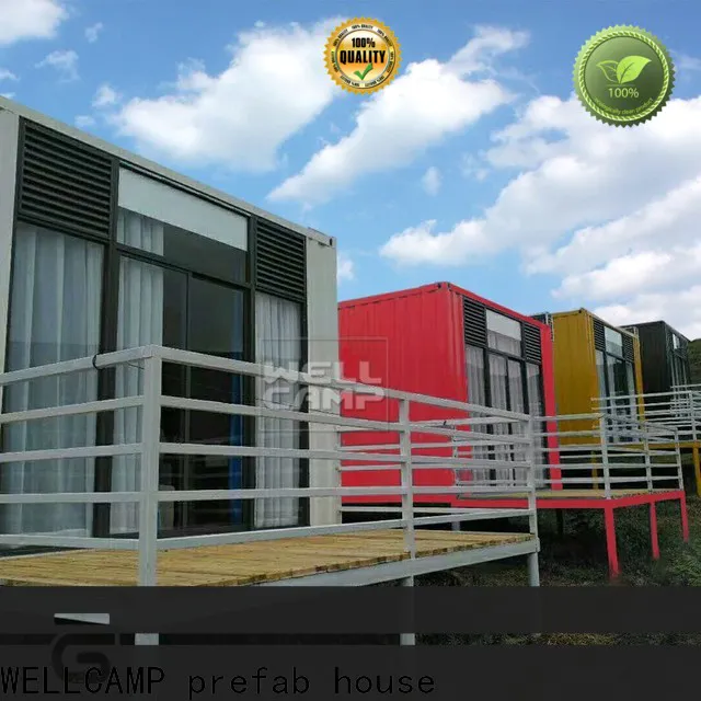 WELLCAMP, WELLCAMP prefab house, WELLCAMP container house portable modern shipping container homes maker for hotel