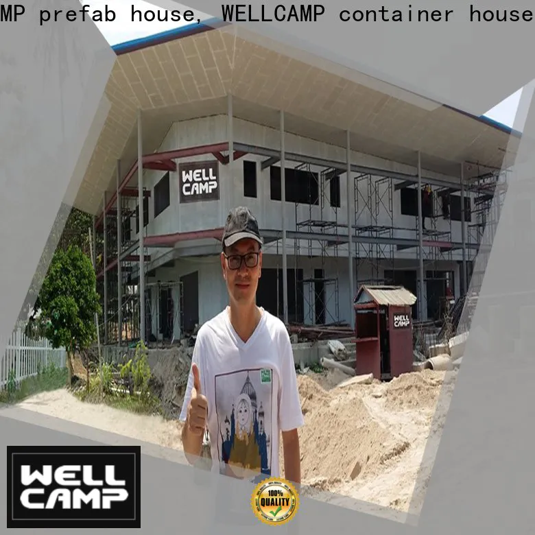 WELLCAMP, WELLCAMP prefab house, WELLCAMP container house customized concrete modular house wholesale for hotel