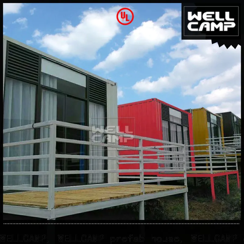 WELLCAMP, WELLCAMP prefab house, WELLCAMP container house eco friendly prefab shipping container homes apartment for hotel