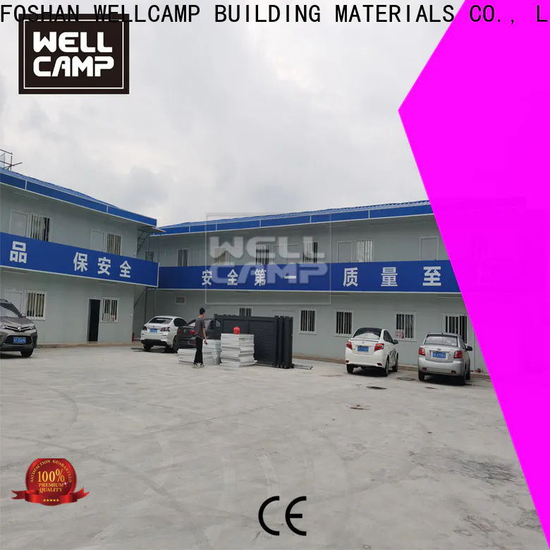 WELLCAMP, WELLCAMP prefab house, WELLCAMP container house economic prefab shipping container homes for sale refugee house for dormitory