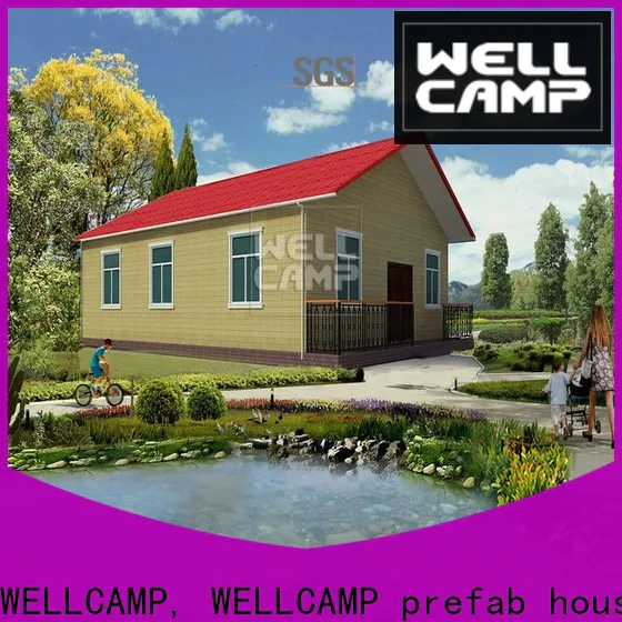 WELLCAMP, WELLCAMP prefab house, WELLCAMP container house concrete modular house standard building for restaurant