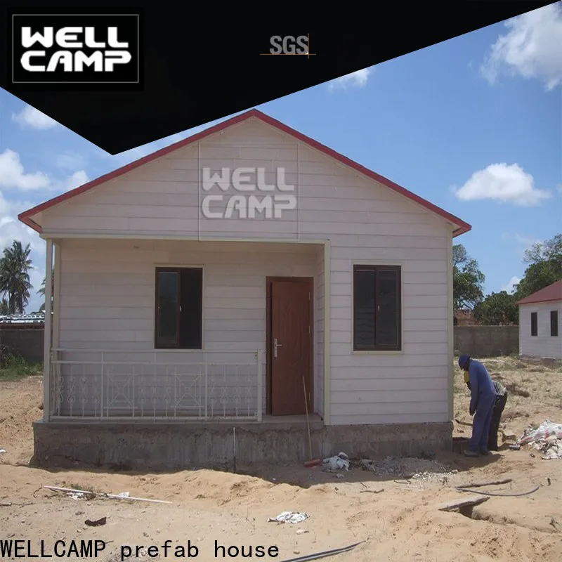 WELLCAMP, WELLCAMP prefab house, WELLCAMP container house customized Prefabricated Simple Villa maker wholesale