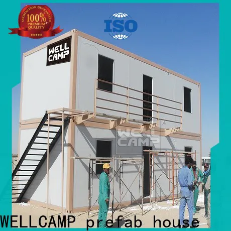 WELLCAMP, WELLCAMP prefab house, WELLCAMP container house corrugated container house builders online for living