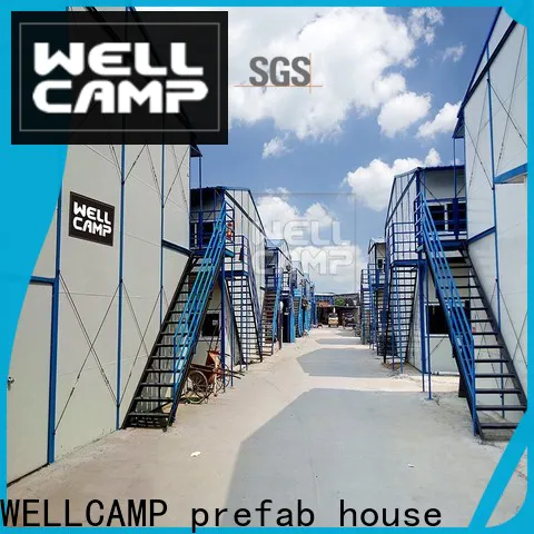 WELLCAMP, WELLCAMP prefab house, WELLCAMP container house fast installed prefab houses china apartment for accommodation worker