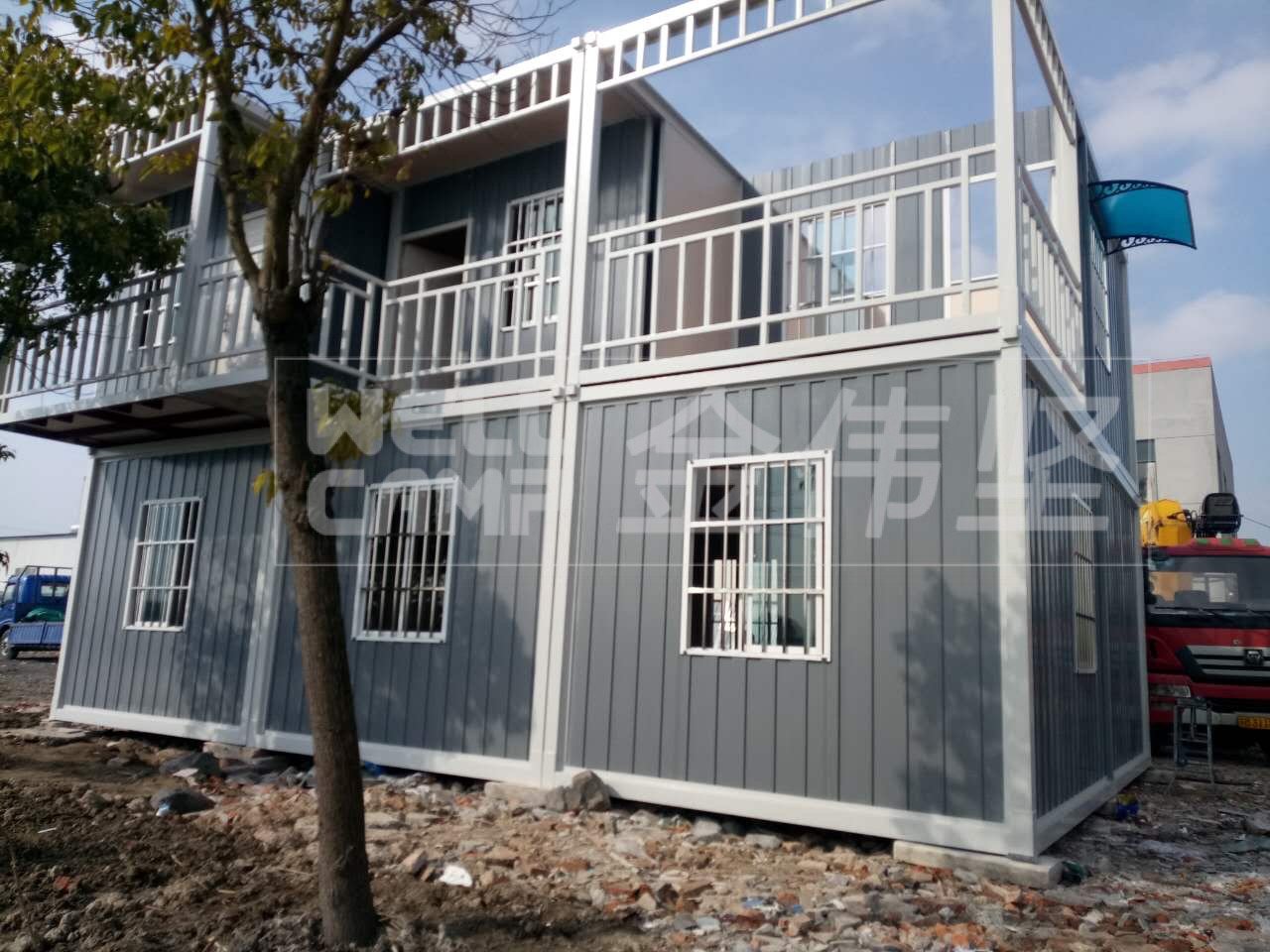 product-WELLCAMP, WELLCAMP prefab house, WELLCAMP container house-Detachable Economic Modular Contai-1