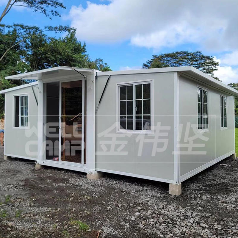 product-20FT Prefab Jobsite Construction Expandable Container Tiny Home for Employees Dorm-WELLCAMP,-1