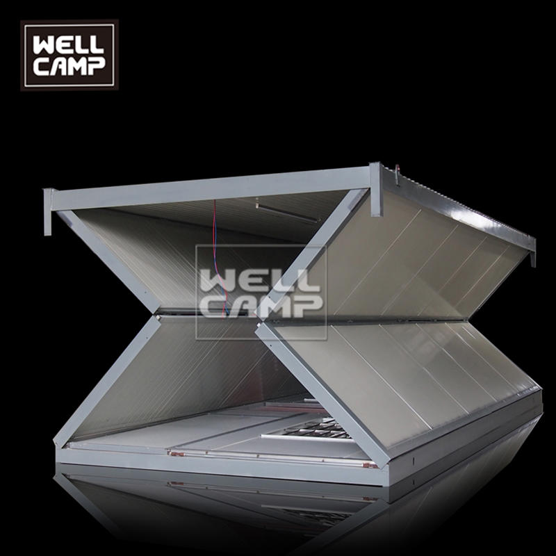 product-Living in Foldable Container Home Price for Shelter with Electrical System Wellcamp High Qua-1