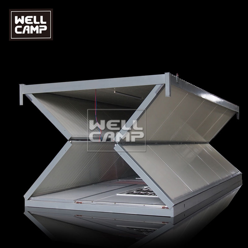 product-Living in Foldable Container Home Price for Shelter with Electrical System Wellcamp High Qua-2