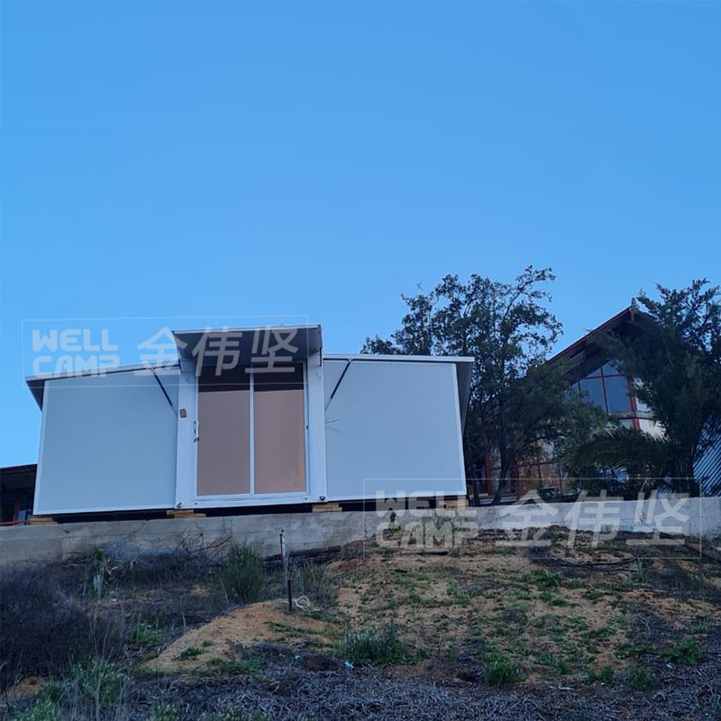 Проект расширяемого контейнерного дома Wellcamp в Чили