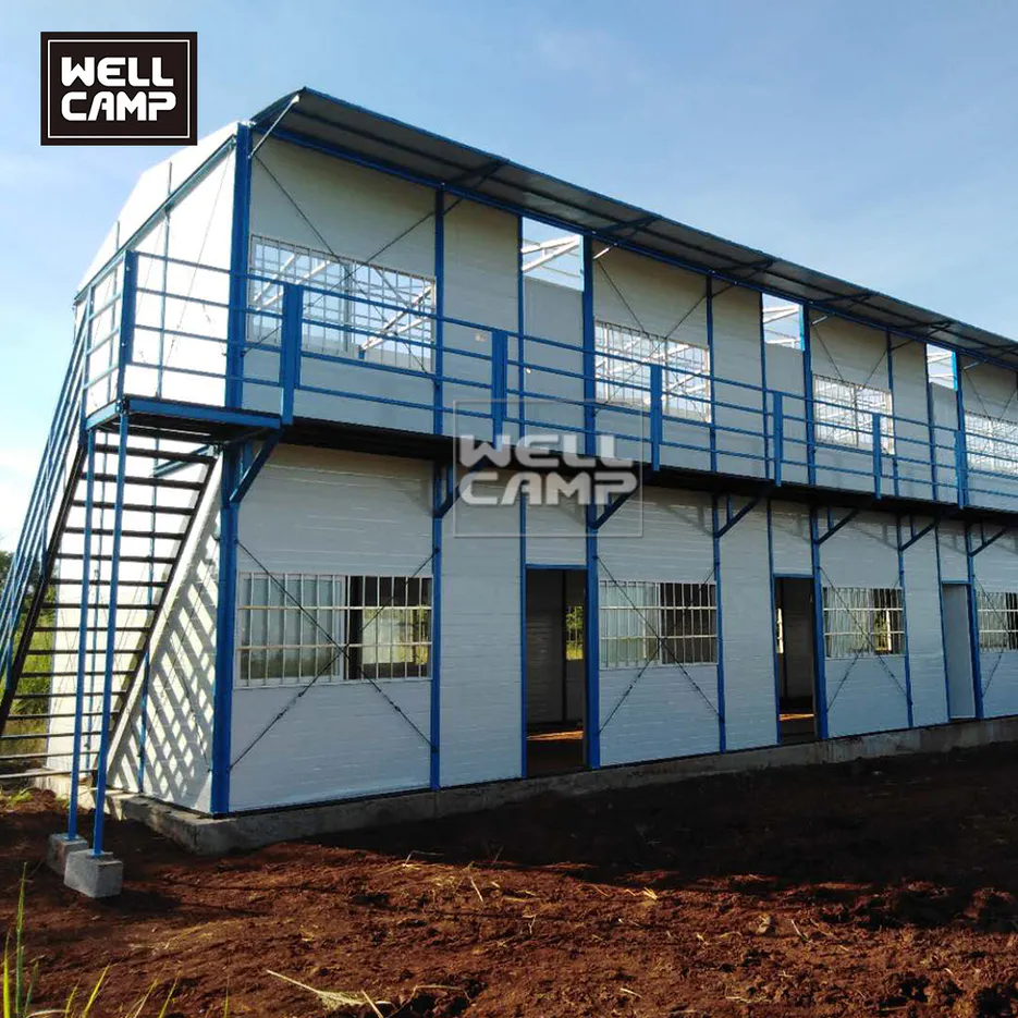 Precio económico de la casa K prefabricada de la estructura de acero para la oficina y el alojamiento del sitio