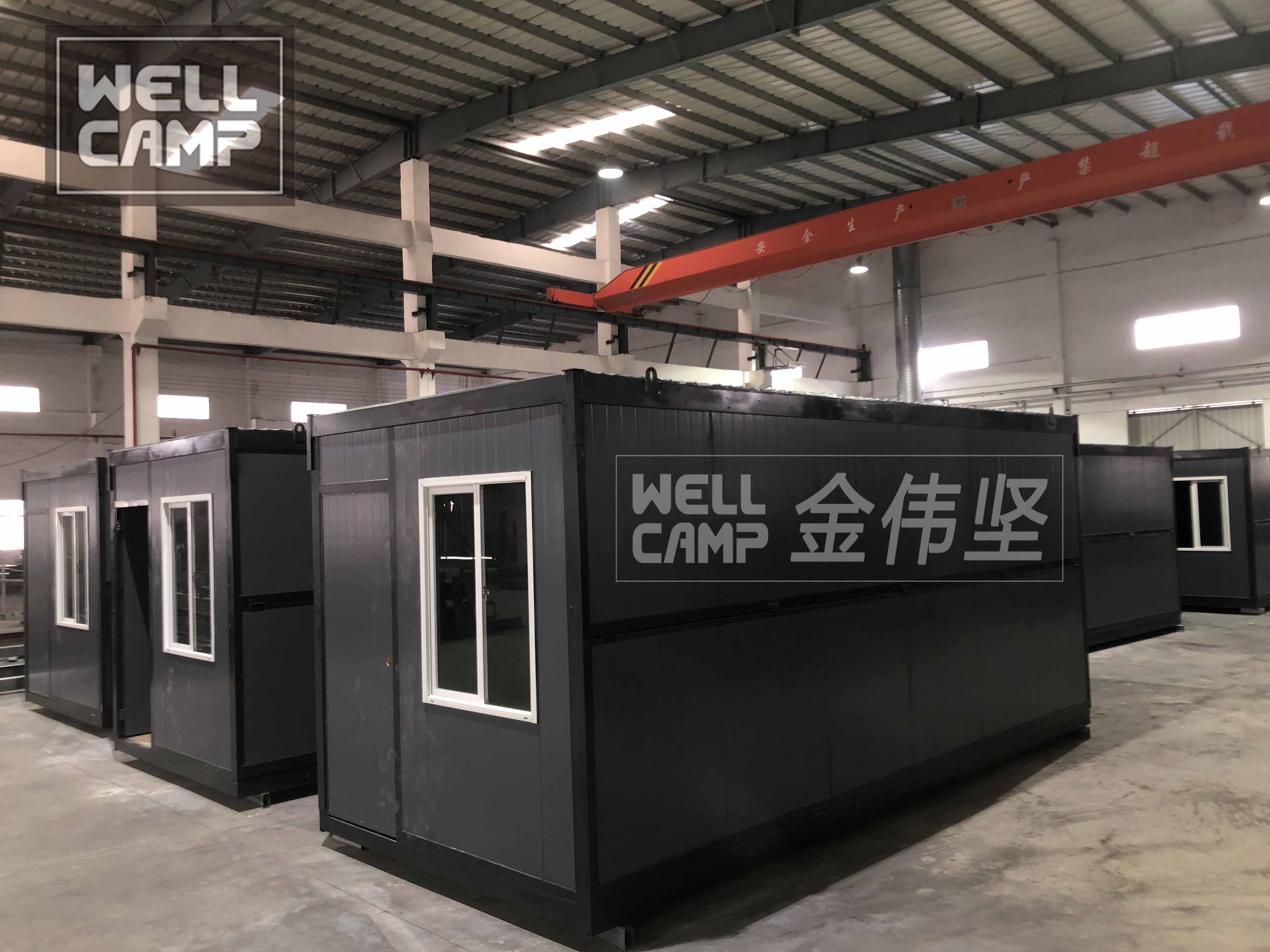 Сборный складной модульный контейнер WELLCAMP, проект в Германии