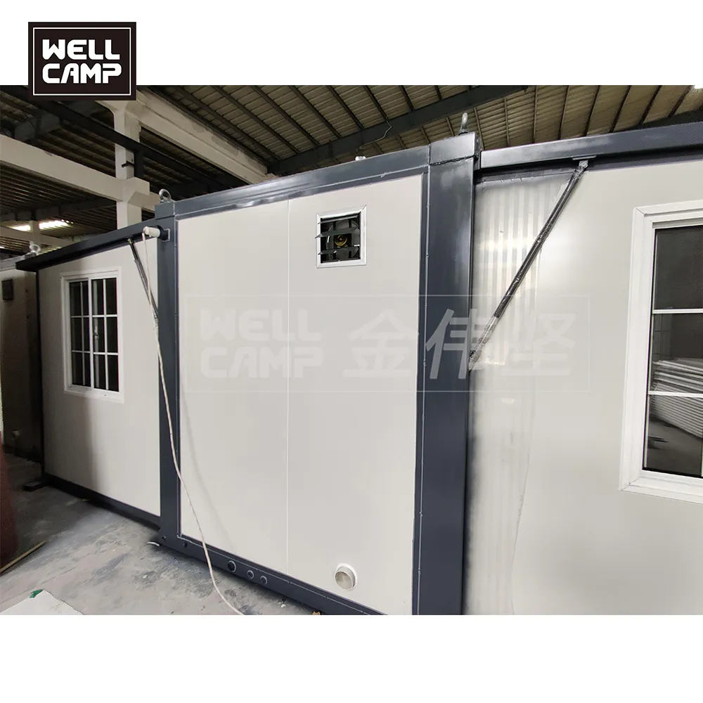 product-Dormitories ISO Approved Prefabricated Building Expandable Container House Price-WELLCAMP, W-2