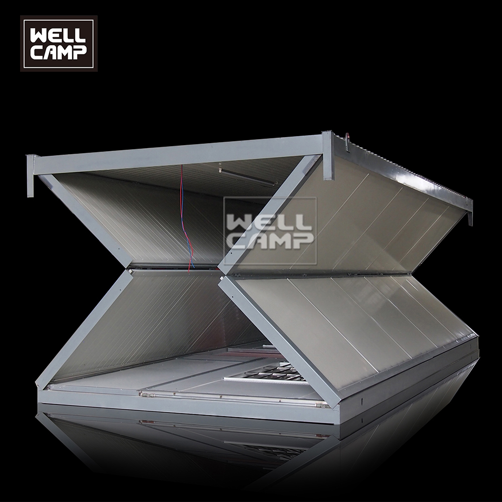 product-Movable Sandwich Panel Galvanized 20 FT Temporary Building Folding Container Office-WELLCAMP-2
