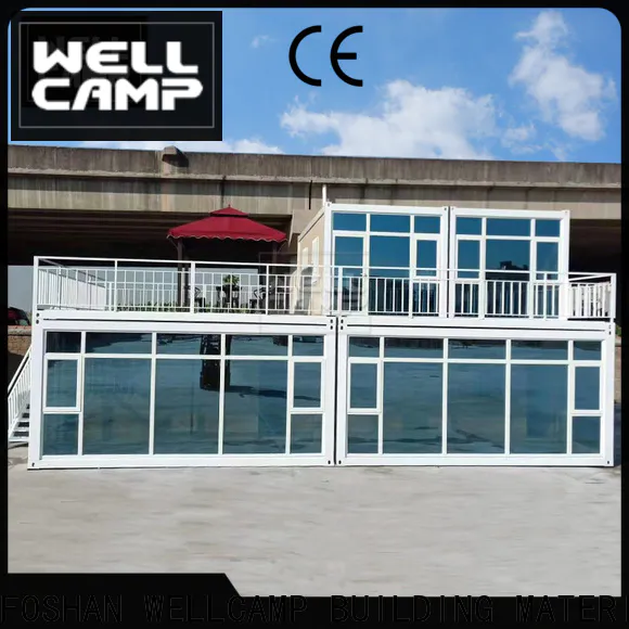 WELLCAMP, WELLCAMP prefab house, WELLCAMP container house sea can homes in garden for resort