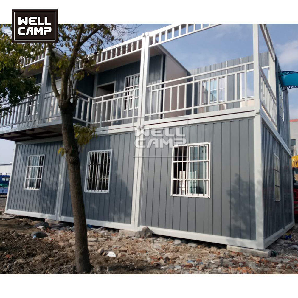 Alojamiento asequible Vivienda para refugiados Casas de contenedores modulares portátiles desmontables