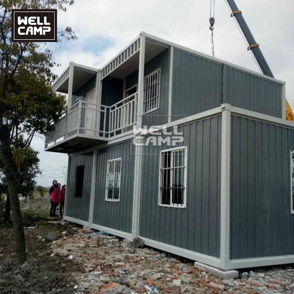 WELLCAMP, WELLCAMP prefab house, WELLCAMP container house two floor prefabricated houses manufacturer for apartment-1