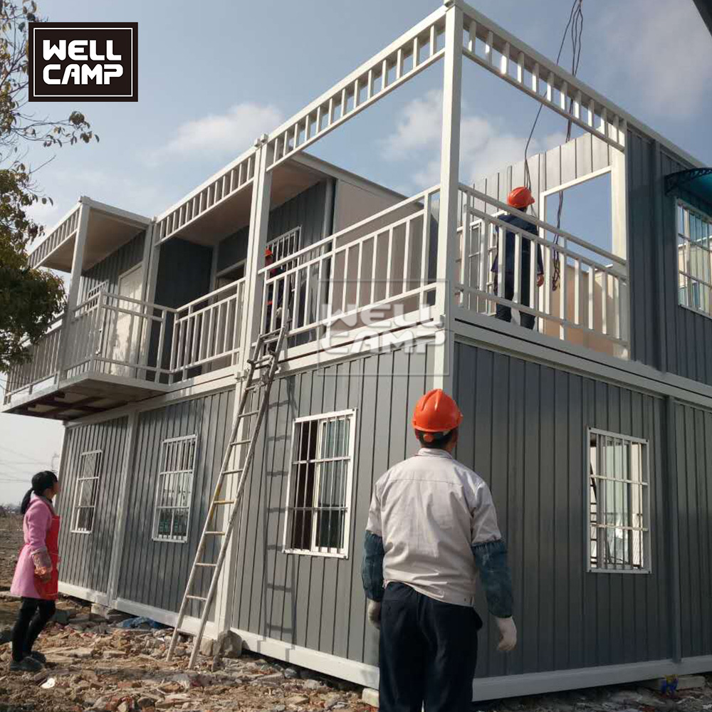 WELLCAMP, WELLCAMP prefab house, WELLCAMP container house two floor prefabricated houses manufacturer for apartment-2