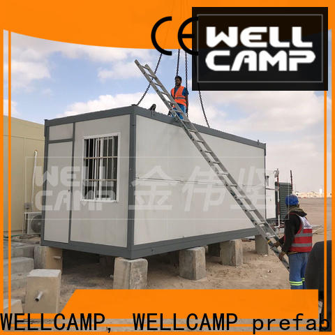 WELLCAMP, WELLCAMP prefab house, WELLCAMP container house easy move steel container homes supplier for worker