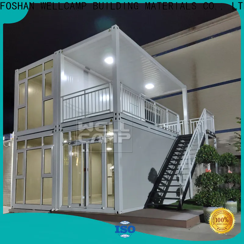 WELLCAMP, WELLCAMP prefab house, WELLCAMP container house storage container homes for sale in garden for resort