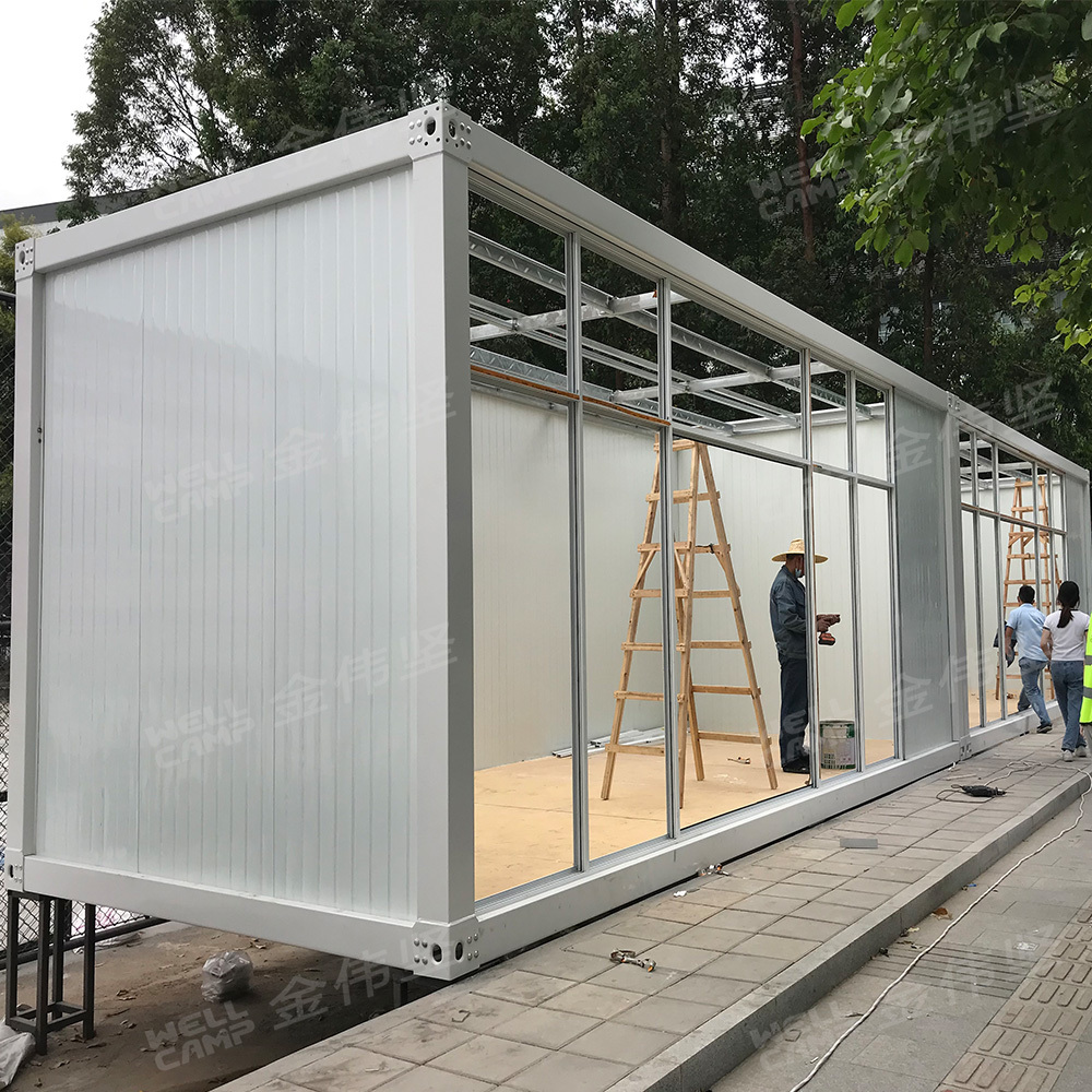 product-City CBD Modular Expandable Detachable Prefabricated Container House for Movable Shop-WELLCA-2