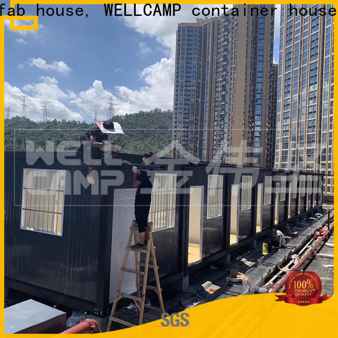 WELLCAMP, WELLCAMP prefab house, WELLCAMP container house economic container house for sale supplier for apartment