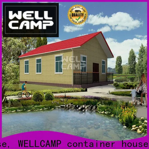 WELLCAMP, WELLCAMP prefab house, WELLCAMP container house customized concrete modular house supplier for countryside