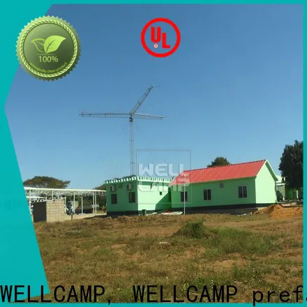 WELLCAMP, WELLCAMP prefab house, WELLCAMP container house sandwich steel villa house apartment for countryside
