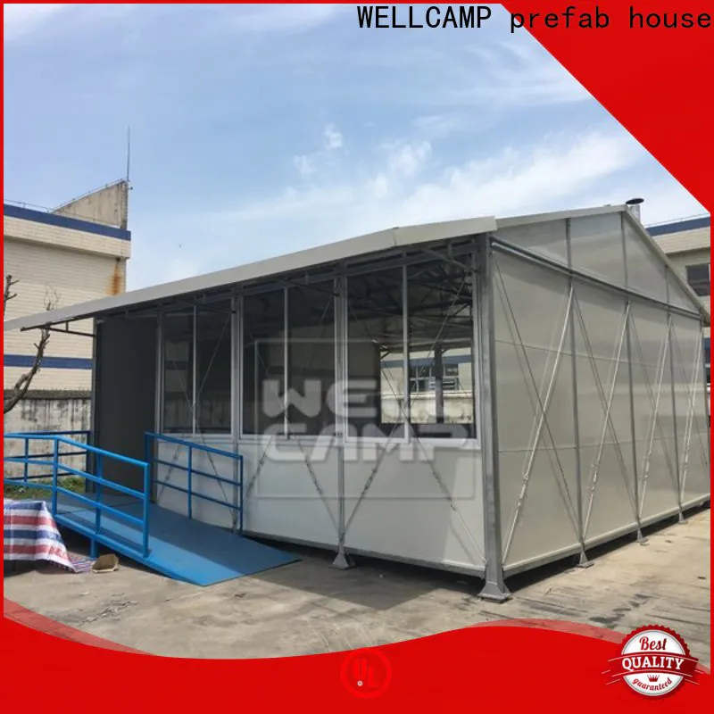WELLCAMP, WELLCAMP prefab house, WELLCAMP container house project tiny houses prefab on seaside for accommodation worker