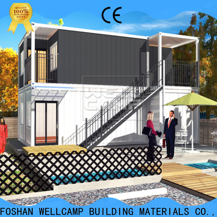 WELLCAMP, WELLCAMP prefab house, WELLCAMP container house luxury luxury container homes in garden for hotel