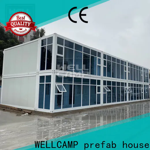 WELLCAMP, WELLCAMP prefab house, WELLCAMP container house newest cargo house with walkway for sale