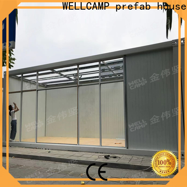 two floor prefab house china with walkway for sale