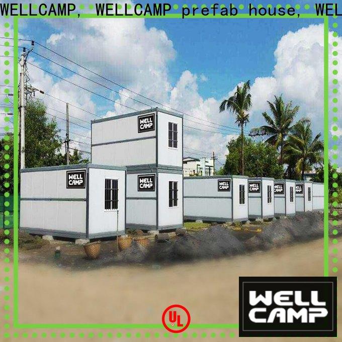 WELLCAMP, WELLCAMP prefab house, WELLCAMP container house sandwich pbs folding container house manufacturer wholesale