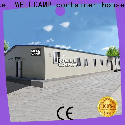 WELLCAMP, WELLCAMP prefab house, WELLCAMP container house sandwich prefab guest house building for office