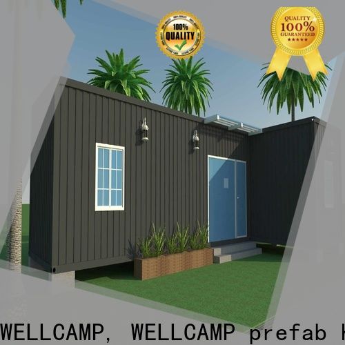 WELLCAMP, WELLCAMP prefab house, WELLCAMP container house china luxury living container villa in garden for hotel