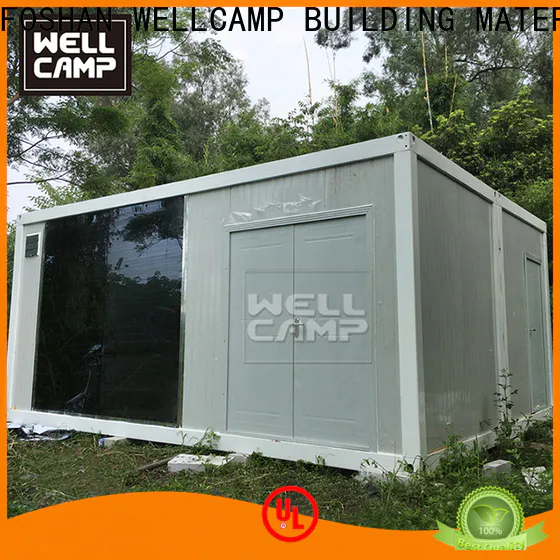 WELLCAMP, WELLCAMP prefab house, WELLCAMP container house panel cargo house with walkway for office