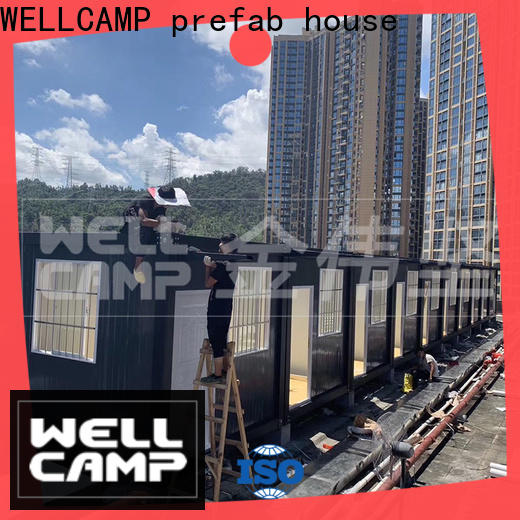 WELLCAMP, WELLCAMP prefab house, WELLCAMP container house luxury prefabricated houses with walkway for apartment