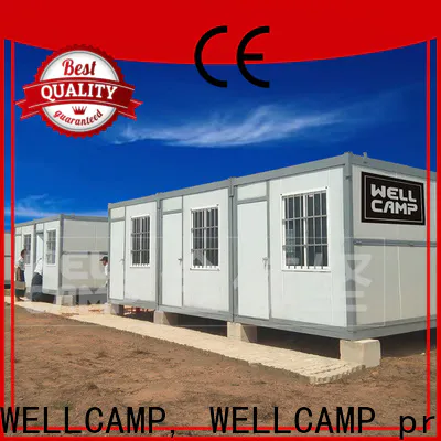 WELLCAMP, WELLCAMP prefab house, WELLCAMP container house mobile detachable container house with walkway for living