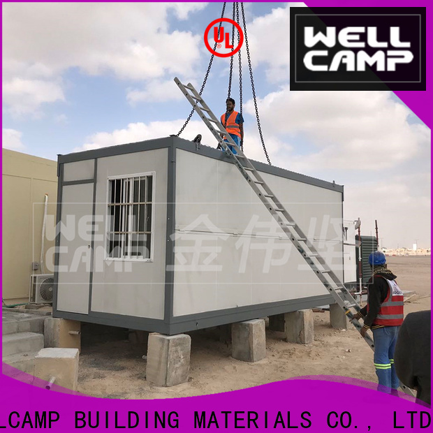 WELLCAMP, WELLCAMP prefab house, WELLCAMP container house panel cheap container homes supplier for outdoor builder