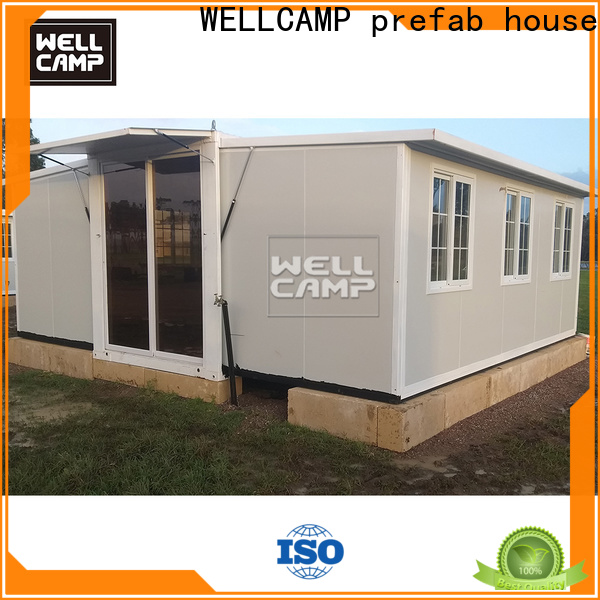 standard container house with walkway for office